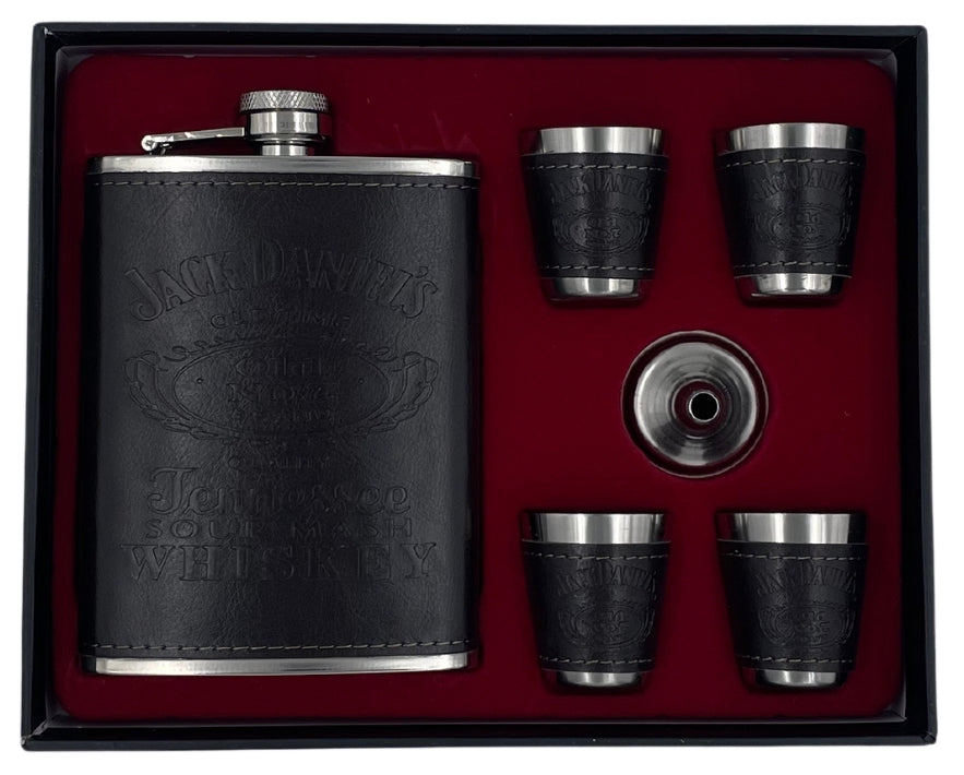 JACK DANIELS Deri MATARA SETİ – Mergenbox