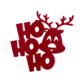 Yılbaşı Keçe Bardak Altlığı