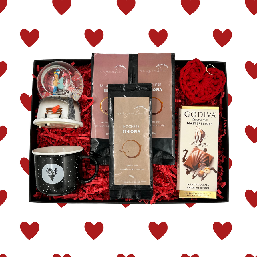 Kar Küresi Sevgililer Günü Kutusu