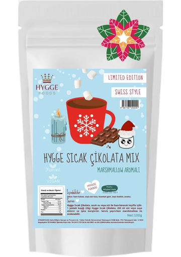 Hygge Marshmallow Aromalı Sıcak Çikolata Seti