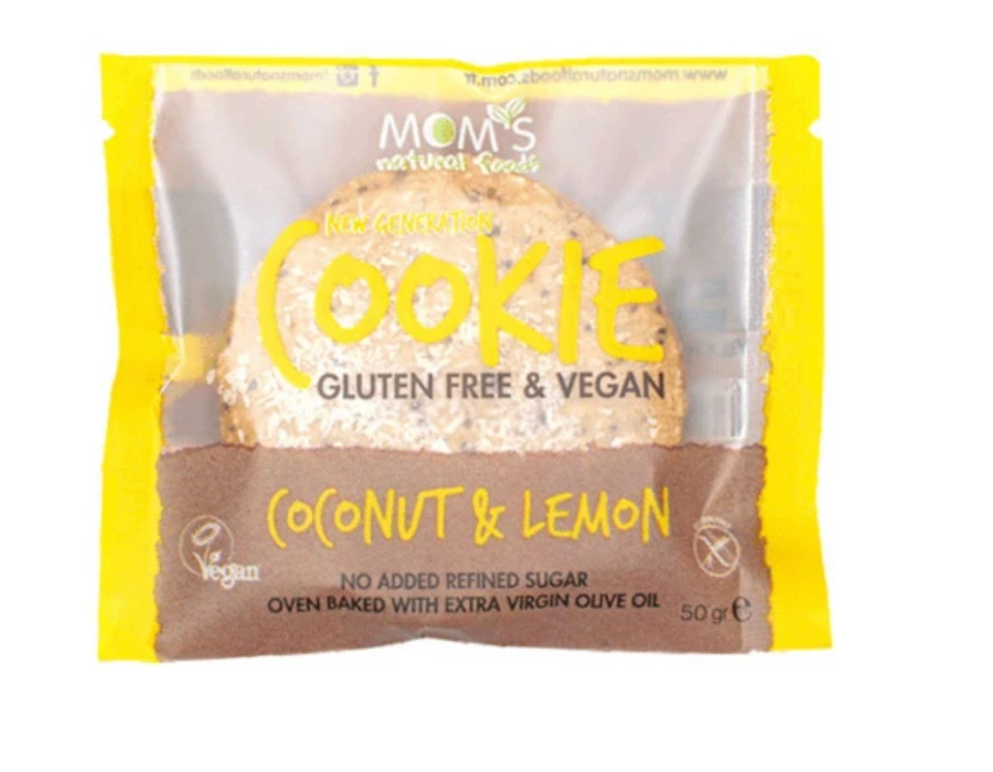 Mom’s Glutensiz Cookie Coconut & Lemon 50 g