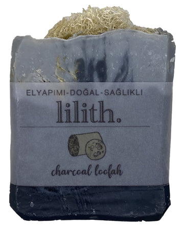 Lilith - Aktif Karbonlu Kabak Lifli Sabun