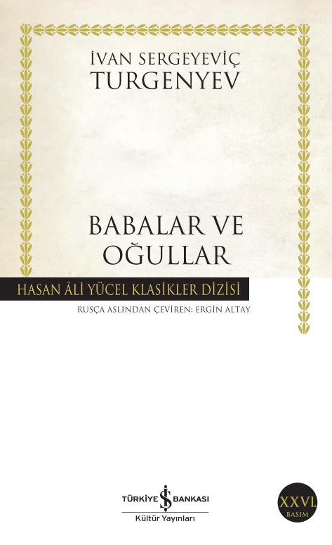 Babalar ve Oğullar /   İvan Sergeyeviç Turgenyev