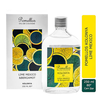 Pomellos- Lime Mexico & Bergamot 250ml  Cam Şişe