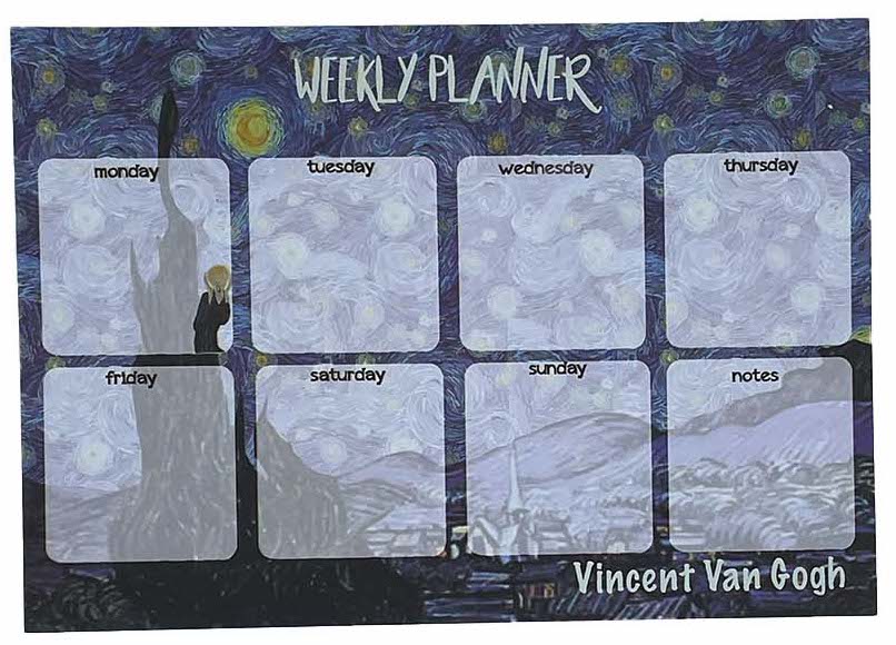 Haftalık Planlayıcı Van Gogh