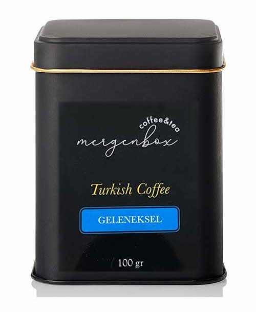 MERGEN COFFEE & TEA GELENEKSEL TÜRK KAHVESİ TENEKE KUTU 100 gr